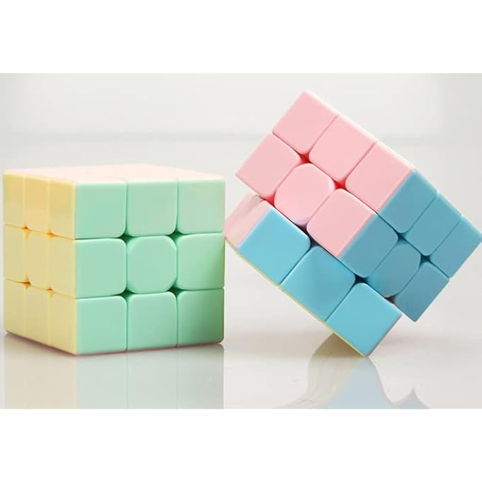 MOYU MOFANG JIAOSHI MACARON MEILONG 3X3 STICKERLESS MAGIC CUBE MFJS MEILONG 3X3X3 CUBING CLASSROOM MEILONG 3X3 MACARON SPEED CUBE - Image 4